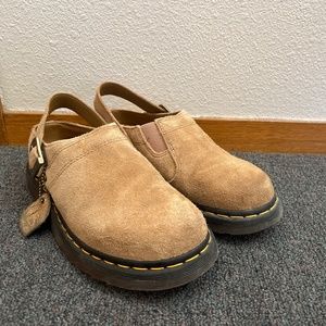 Dr. Martens Isham Clogs Desert Oasis Suede, Men’s 7 / Women’s 8